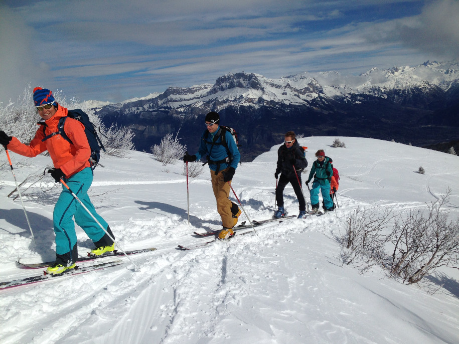 Initiation ski de randonnée dans le Beaufortain 1